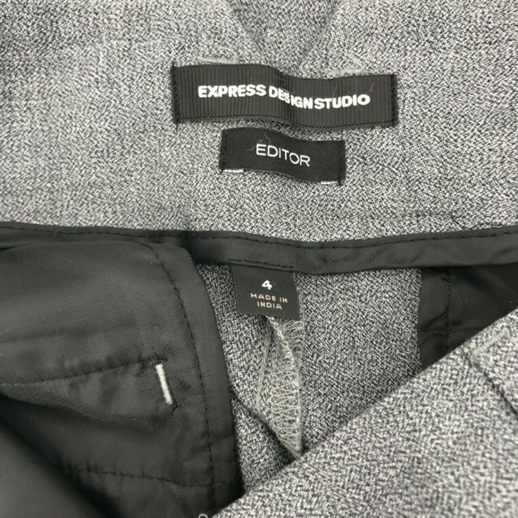 Express Editor Wide Leg Dress Pants Slacks Size 4 - Picture 5 of 7